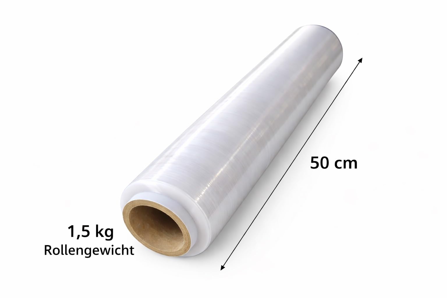6 Stück B teurobrecher Stretchfolie, transparent, 50cm, 1,5 kg