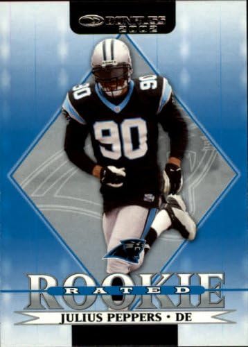 2002 Donruss Football Rookie Card #268 Julius Peppers