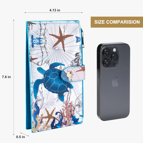 Image of Travelambo RFID Wallet Women Large Size Bifold Multi Card Wallet Case with Zipper Pocke Credit Card Holder for Women
