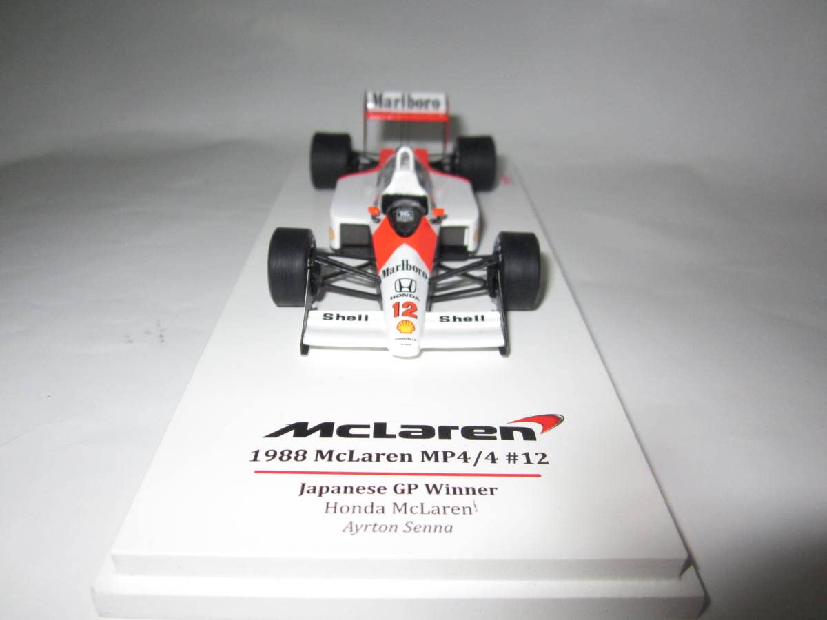 TSM 1/43 マクラーレン MP4 日本GP優勝 №12 セナ
