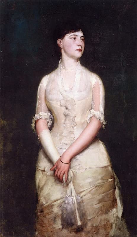 Tableaux Images sur Toile Portrait de Miss Blood Frank Duveneck Décoration Maison