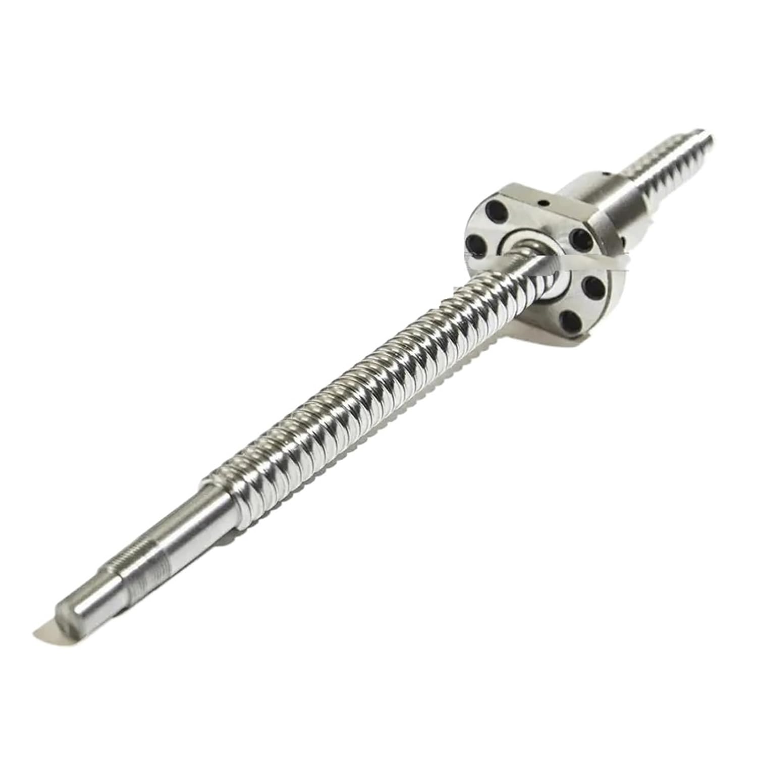 Linear Motion Ball Screw Machine Parts High Speed SFU1610 Ball Screw Low Noise Transmission 200mm~1000mm+Ball Nut Suitable for CNC 3D Printer(700)