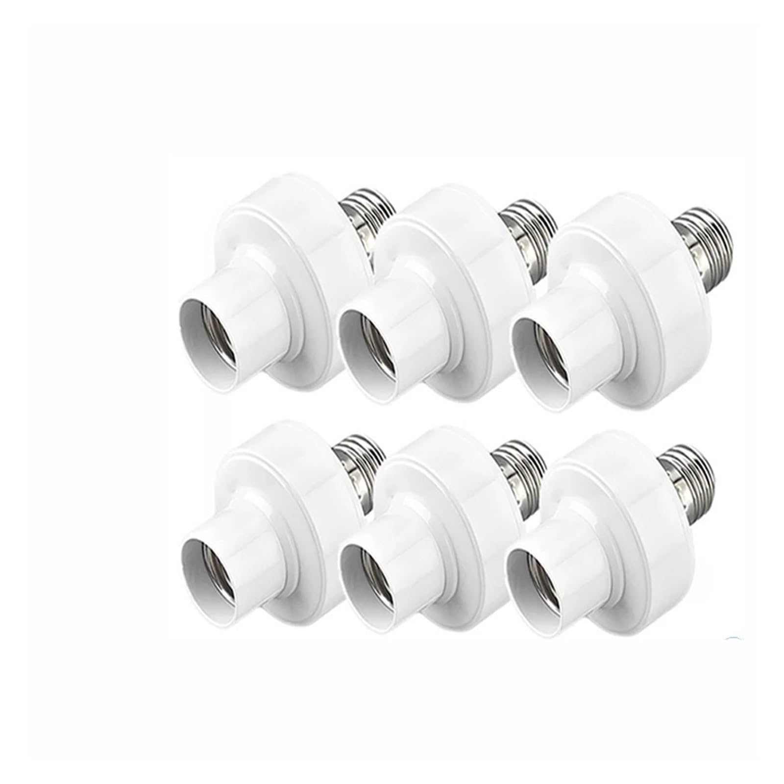 tianwandong Inteligentny adapter do żarówek E27 Podstawa oprawki LED AC85-250V Sterowanie głosowe w aplikacji Smart Life(2PCS)
