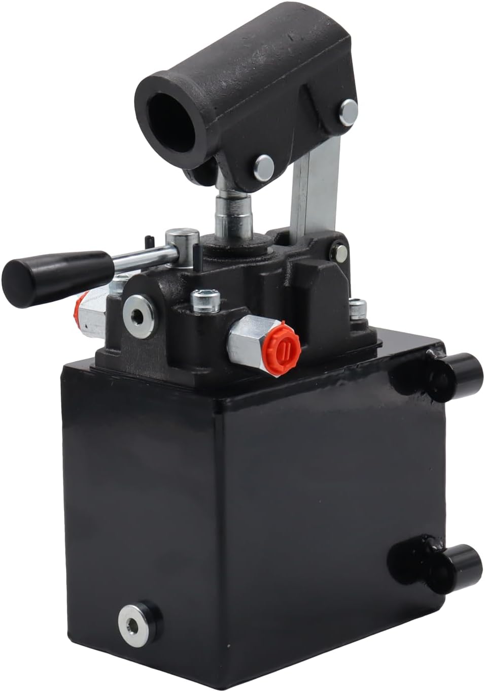 Spare Parts Holland - 1.5 CID Double Acting Hydraulic Hand Pump - Manual Operation with 1 Quart Tank and Release Knob - 3/8 NPTF Ports (1.5 CID 1 Qrt Tank (0.27 Gal)