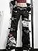 Women's Goth Baggy Jeans Wide Leg E-Girl Grunge Gothic Pants Harajuku Y2k Tripp Pants Punk Streetwear (A2, Small)