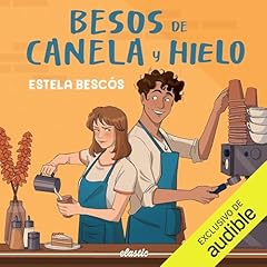 Diseño de la portada del título Besos de canela y hielo