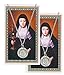 CatholicStore St. Clare Pewter Medal with Laminated Holy Card, 18