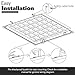 hykolity 6 Pack 2x4FT LED Flat Panel Troffer Light, 40W 3000K Recessed Back-Lit Drop Ceiling Light, 4400lm Lay in Fixture for Office, 0-10V Dimmable, 3-Lamp F17T8 Fixture Replacement