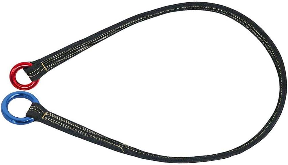 NewDoar Tree Arborist Friction Saver 22KN Climbing Cambium Saver Loop Belt Sling Retrievable Anchor 35.4 inch/43 inch