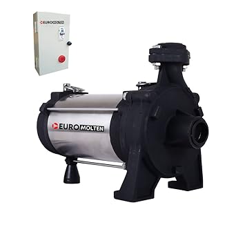 Euro Molten 1.5Hp Open Well Submersible Pump, Made of 100 Percent Copper, Head 120 feet