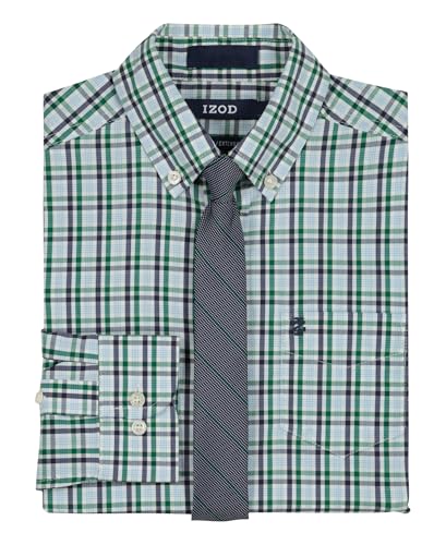 IZOD Boys' 4-Piece Suit Set with Dress Shirt, Bow Tie, Pants, and Jacket2