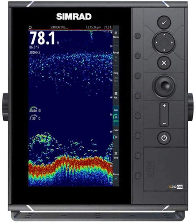 Simrad S2009 9" Fishfinder w/Broadband Sounder Module & CHIRP Technology