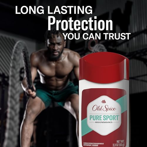 Image of Old Spice Antiperspirant Deodorant For Men, High Endurance, 24 /7 Sweat Defense & Odor Protection, 24 /7 Freshness & Lasting Scent, Pure Sport Scent, 3.3 oz (Pack of 3)