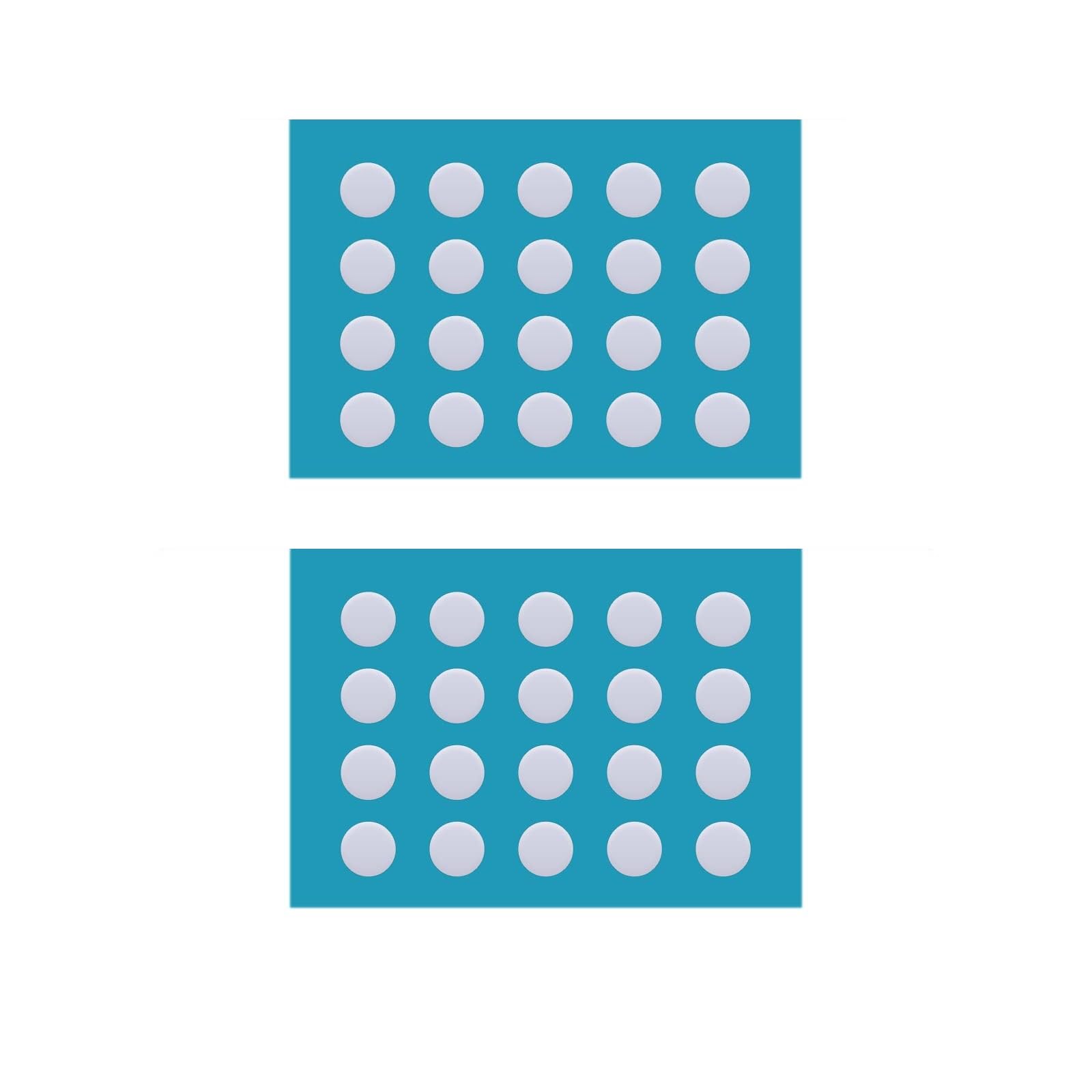 Generic 2 set Ice Version DIY Dots Mouse Feet Skates Rounded DIY Universal Mouse Feet Skates(0.8mm) PTFE