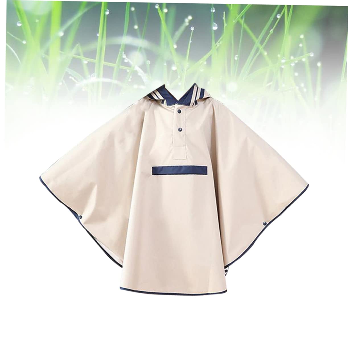Healeved Impermeabile Per Cape Poin Poncho Incappucciato Piovere Ponchos Cappotto Da Pioggia Mantello Misurare Ragazzo Infantile Impermeabile Impermeabile Navy