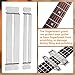 Boao 3 Sets Guitar Fret Protector Fingerboard Guards Stainless Steel Fretboard Protector Bass Guitar Fret Guards for Dressing and Polishing Guitar Tool Luthier Tool Kit