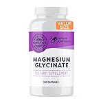 VIMERGY Magnesium Glycinate - Stress Support - Chelated to Avoid Tummy Upset*- Promotes Heart Health & Energy*- Kosher, Vegan Gluten-Free - 300 Caps