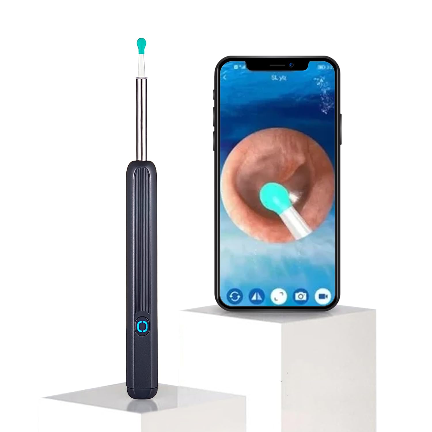 RELAX COMPANY Wireless Ear Cleaner With Camera 1296p FHD Otoscope Endoscope Wax Remover Tool Ultra fine 4.5mm Lens 6 cold LED lights Waterproof IPX5 USB Rechargeable Connect Via App for Kids & Adults (B0CK1F6XC3) Amazon Price History, Amazon Price Tracker