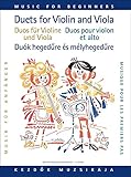 geige für anfänger  DUOS FUR VIOLINE UND VIOLA FUR ANFANGER I