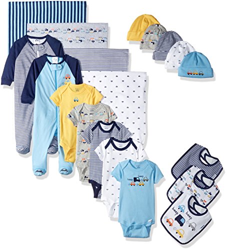 Image of Gerber Baby-Boys 19-Piece Essentials Gift Set