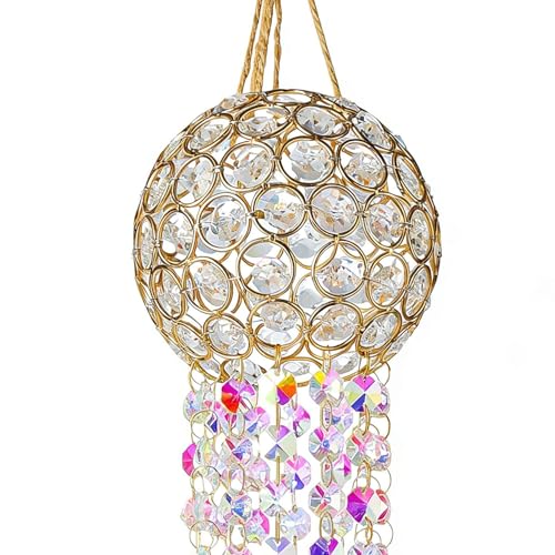 Carillons à vent extérieurs et lustre attrape-lumière résistant aux intempéries