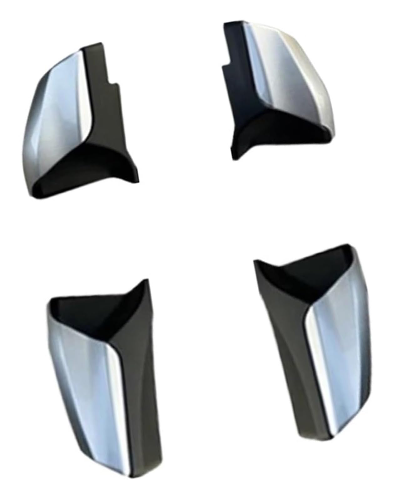 For ISUZU for D-MAX 2021-2023 estribo tapa final puerta cubierta de paso lateral accesorios for faldones laterales de coche(Whole kit 4pcs)
