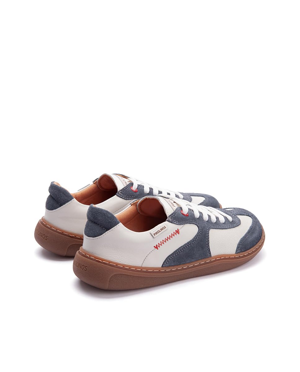 Pikolinos Aranjuez Deportivos Barefoot Unisex | en Cuero | Plantilla Extraíble | Talla EU 35-47