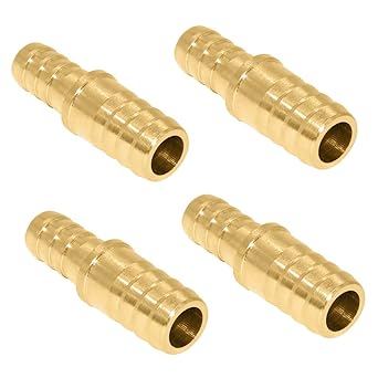 Beduan Brass Hose Barb Reducer, 1/4