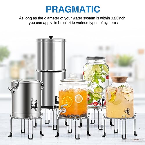 Gravity-Fed Water Filter System Stand setup in outdoor settings