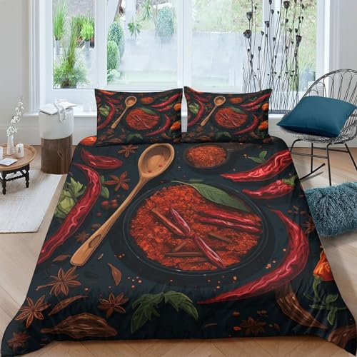 Housse de Couette Microfibre de Qualité Supérieure Parure de Lit Impression 3D - 2