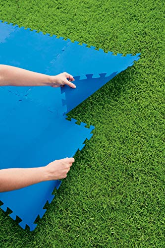 Bestway Flowclear Vloerbeschermende tegels, blauw - Image 3