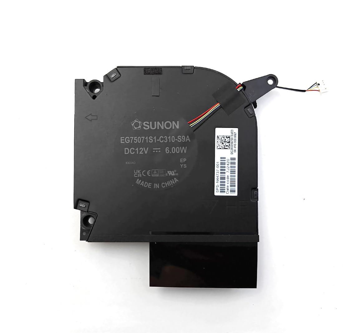 Kit Ventole Di Raffreddamento Per HP Omen 16-U 2023 – 80W 12V Con RTX 4060/4070, Ricambio N43727-001, Incluse CPU E GPU E Pasta Termica