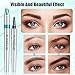 Microblading Eyebrow Pencil, Eyebrow Pen with an Upgrade Micro-Fork Tip Applicator, Waterproof Microblading Brow Pen,Last All Day, Brow Pencil for Natural Looking Brows Makeup (Reddish Brown)