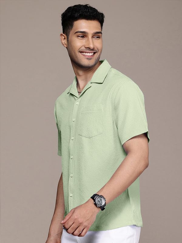 Image of Tee Projekt Fashion Textured Shirts for Men||Regular Fit Casual Shirt for Men||Fancy Shirt
