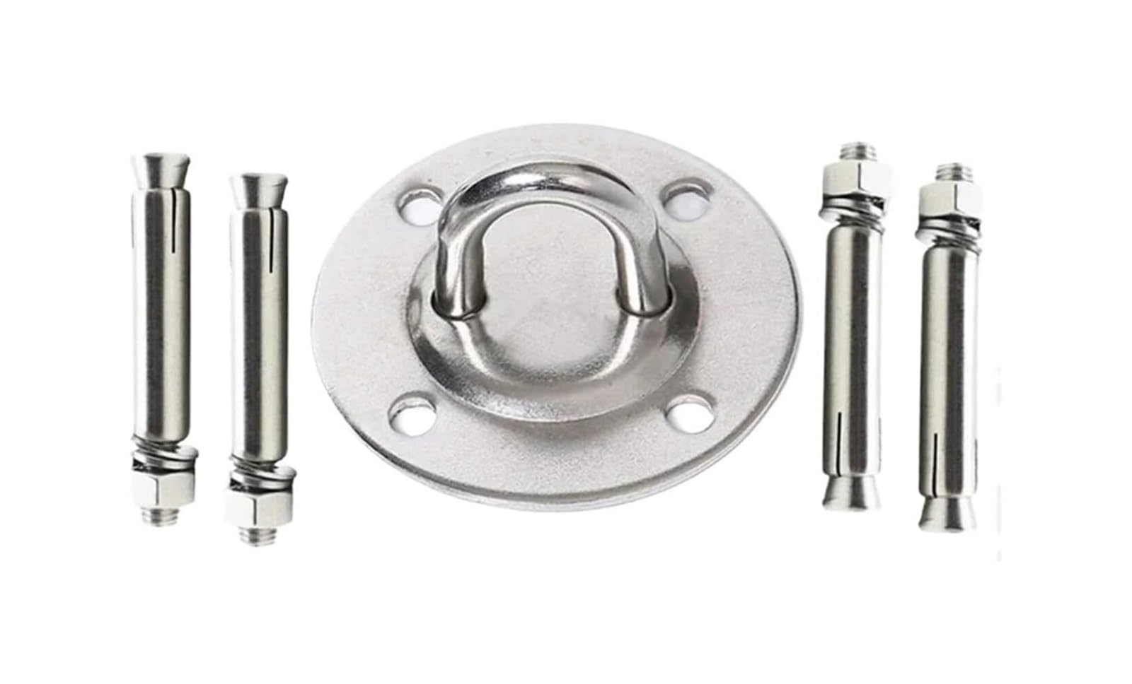 EAmrfvqt Hammock Hooks Hanger, Stainless Steel Ceiling Mount Hammock Hooks for Gym Yoga Swing Chair(Wall Mount-A)