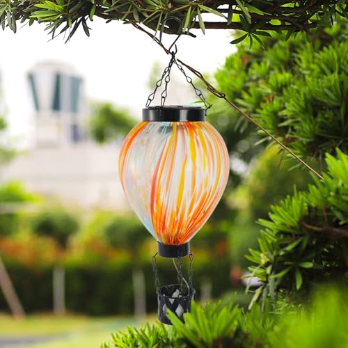 Lumière solaire montgolfière de prestige pour une décoration extérieure de patio haut de gamme