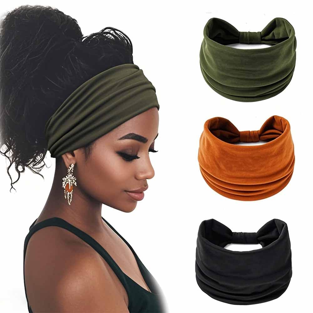 Norhogo 6er Set Stirnbänder - Elastische Headwraps Für Sport & Alltag
