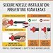 Kraken Bond Fastcoat Fire Rated Spray Foam Insulation Kit Closed Cell in a Can 240 sq ft (12x27.1 oz.) (R-Value 11.32 / 2in) - Spray Foam for Garage Door, Attic, Wall Gun & Cleaner Included, 12 Pack