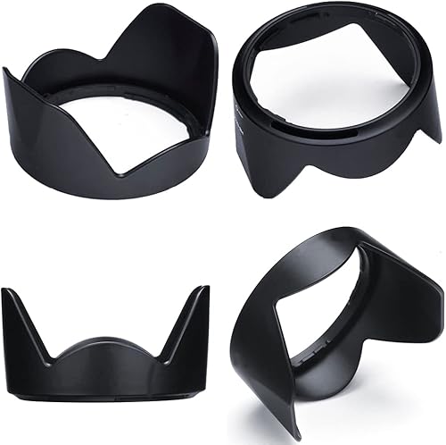 Miniatura 3 de Parasol de lente de cámara para Nikon D3500 D7500 D7100 con zoom AF-P DX-Nikkor 0.709-2.165 in f/3.5-5.6G VR (reemplazo HB-N106)