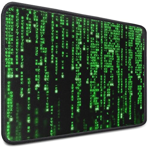 Sidorenko Gaming Mauspad - Mousepad 280 x 200 mm - Fransenfreie Ränder- spezielle Oberfläche verbessert Geschwindigkeit und Präzision - rutschfest - grün
