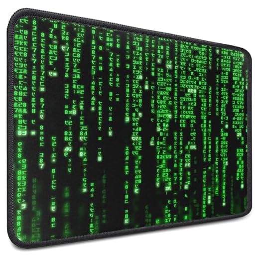 Sidorenko Gaming Mauspad - Mousepad 280 x 200 mm - Fransenfreie Ränder- spezielle Oberfläche verbessert Geschwindigkeit und Präzision - rutschfest - grün