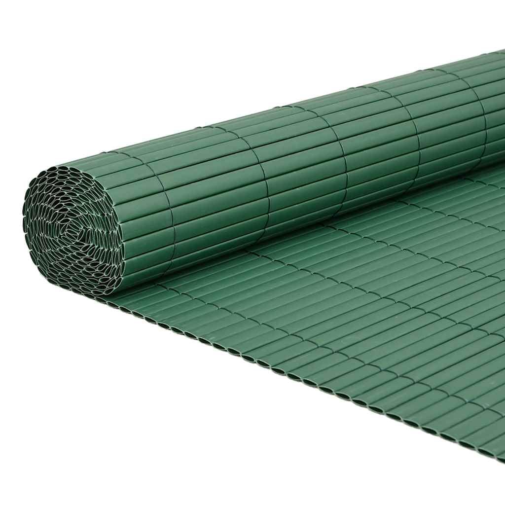 Recinzione da Giardino Bifacciale Verde 1,8x3 m in PVC,Articoli di ferramenta,Barriere e recinzioni,Pannelli per recinzioni-42002619