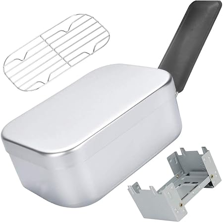 Amazon キャンプ用メスティン アルミ飯盒 ハンドルカバー付きハンゴウ クッカー バーべキュー アウトドア炊飯 調理器具 サバイバル メスキット 固形燃料ストーブ Adpex ハンゴウ