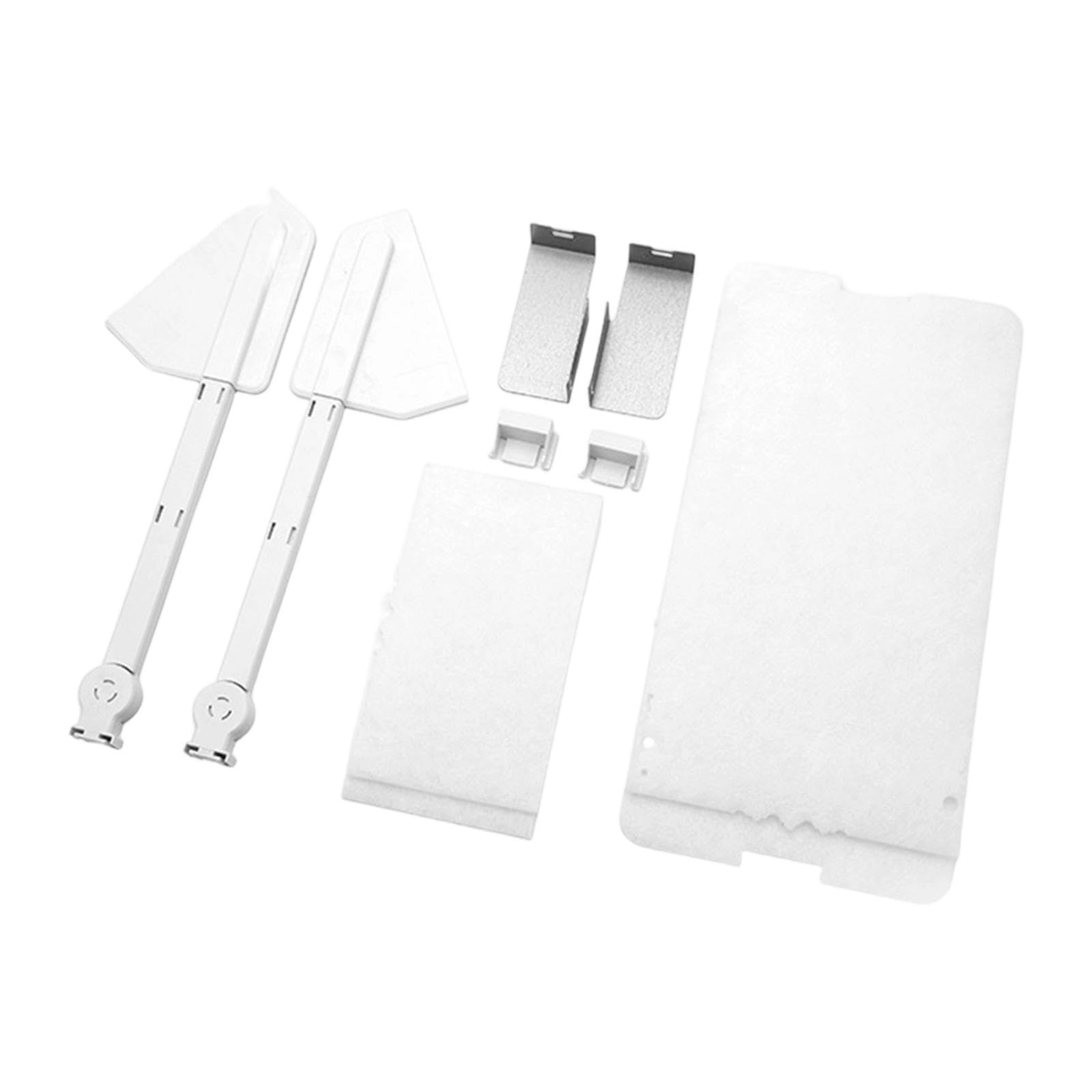 Deflector anti-ventilación de 100 cm con ángulo ajustable para climatización split