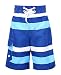 SimpliKids Kids' Fast Drying Summer Swim Trunks w/ UPF 50+ Sun Protection,Stripe