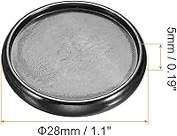 Vista 2 de PATIKIL Discos de encuadernación de libros de plástico de 1.102 in, paquete de 22 discos de expansión chapados en disco redondos para planificador