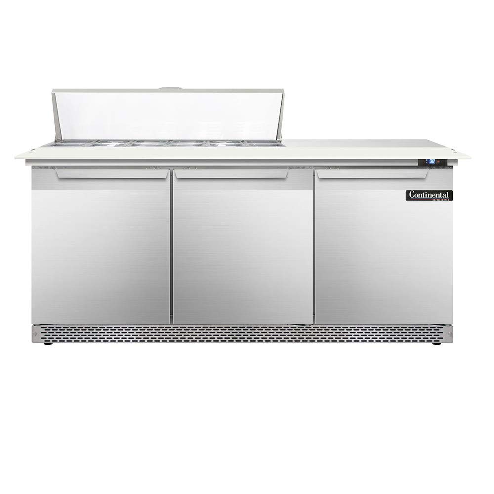 DL72-12C-FB Designer Line Sandwich Unit by Continental Refrigerator – Commercial Grade