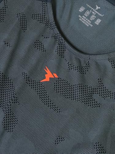 Image of TECHNOSPORT Mens Crew Neck Gym Vest
