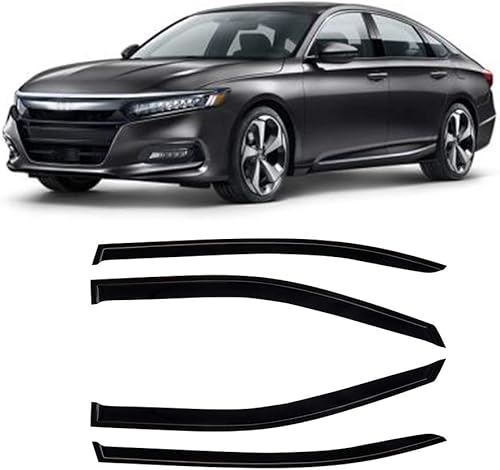 Miniatura 2 de Aintier Ventvisor - Deflector de ventana lateral para ventana, juego de protectores de lluvia para Honda 2013-2017 9 generación para Honda para