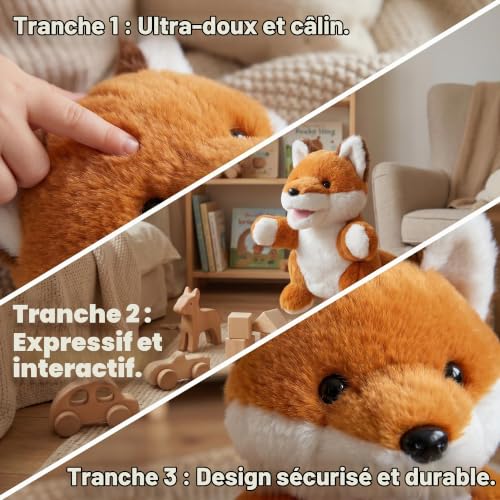 LOMTRATS 2026 Marionnettes à Main Mobiles à Bouche Ouverte pour Enfants, Loup, Lion, etc., parfaites pour raconter des Histoires, l'enseignement, l'école Maternelle, Les Cadeaux d'anniversaire – vue 5